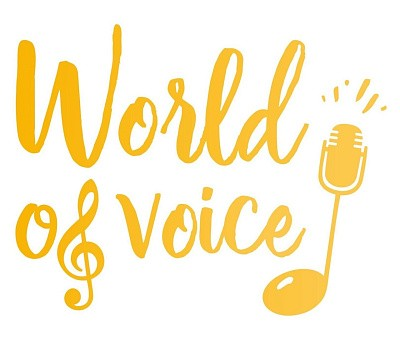 Логотип Онлайн-студия вокала World of voice