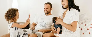 Покладистый ребенок и спокойная мама