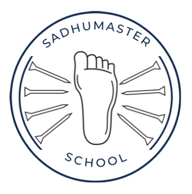 Логотип Школа гвоздестояния Садху Мастер