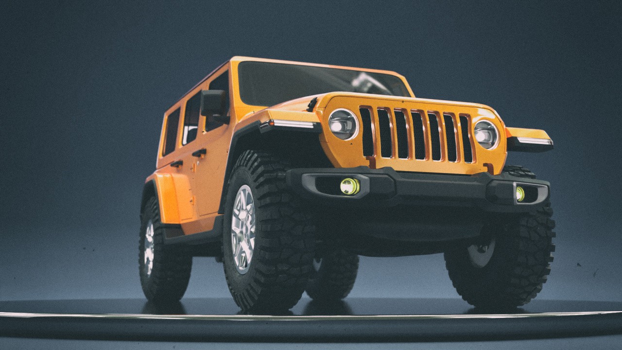 Курс «Моделирование Jeep Wrangler» — Salid
