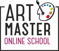 Логотип Школа рисования Art Master