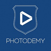 Логотип Онлайн-школа для фотографов PHOTODEMY