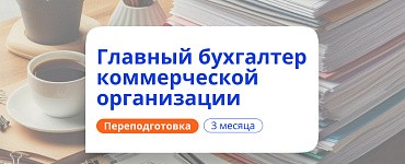 Главный бухгалтер коммерческой организации (460 ч.)
