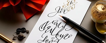 Новогодний курс по каллиграфии