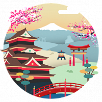 Логотип Онлайн-школа японского языка «Икигаи»