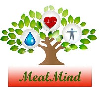 Логотип MealMind: сила в здоровье