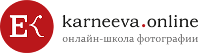 Логотип Онлайн-школа фотографии Елены Карнеевой