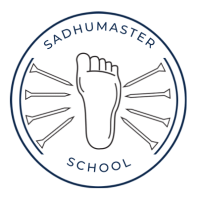 Логотип Школа гвоздестояния Садху Мастер