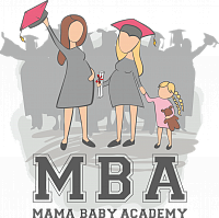Логотип Академия для будущих и состоявшихся мам Mama Baby Academy