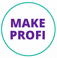 Логотип Онлайн-школа удаленных профессий MakeProfi